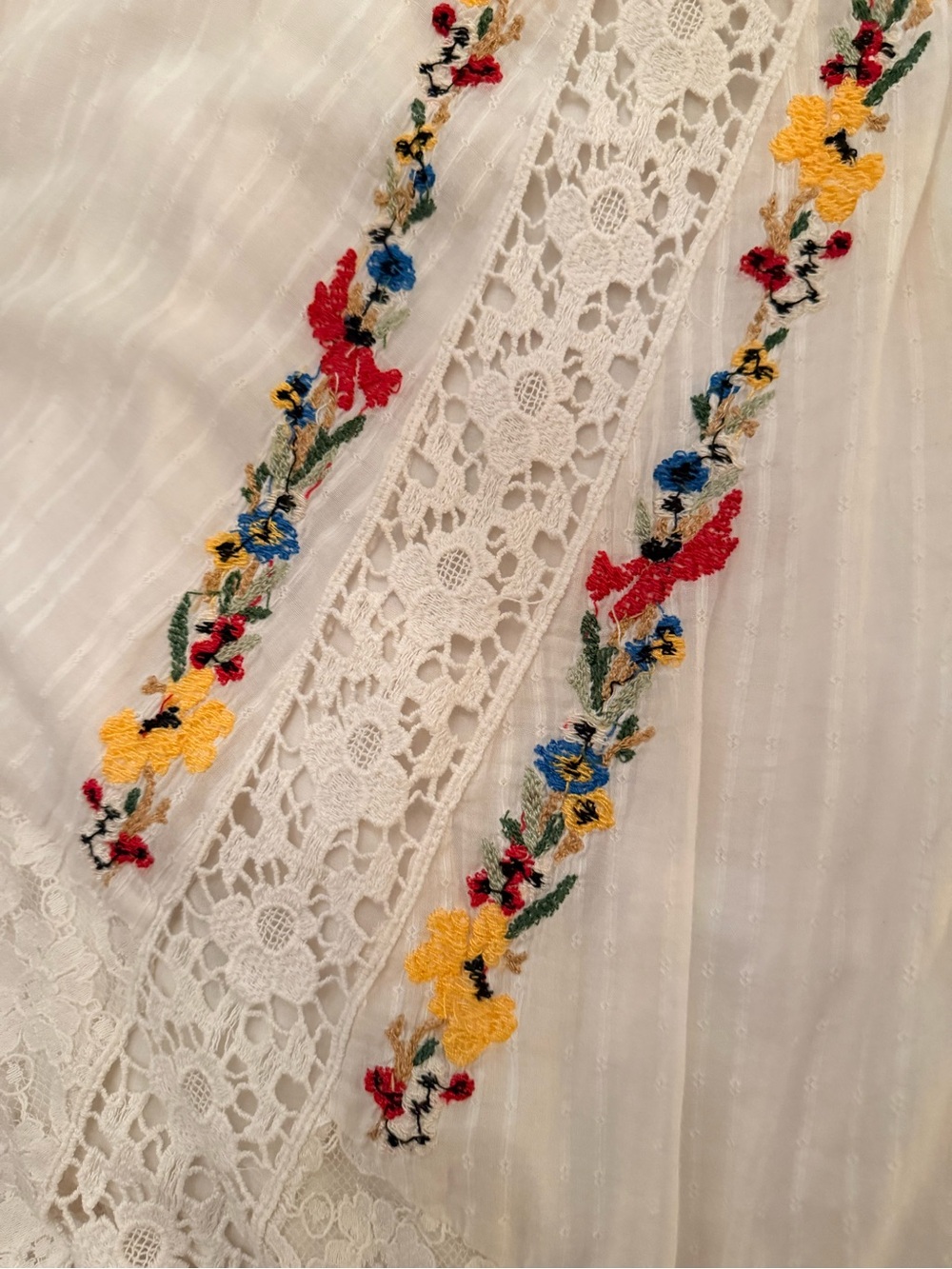 Free People Keila Midi Dress embroidery and lace halter dress - Picture 15 of 16